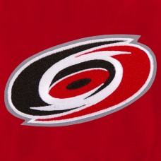 Кофта на молнии Carolina Hurricanes JH Design Red Nylon Bomber