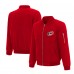 Кофта на молнии Carolina Hurricanes JH Design Red Nylon Bomber