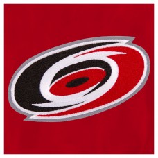Кофта на молнии Carolina Hurricanes JH Design Red Nylon Bomber
