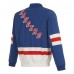 New York Rangers JH Design Royal Nylon Bomber Full-Zip Jacket
