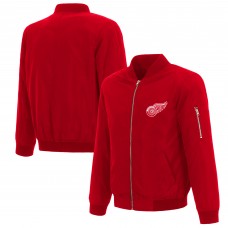 Кофта на молнии Detroit Red Wings JH Design Nylon Bomber - Red