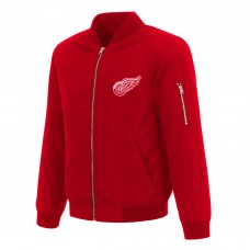 Кофта на молнии Detroit Red Wings JH Design Nylon Bomber - Red