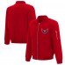 Кофта на молнии Washington Capitals JH Design Red Nylon Bomber
