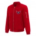 Кофта на молнии Washington Capitals JH Design Red Nylon Bomber
