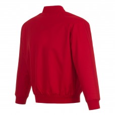 Куртка на кнопках Washington Capitals JH Design Red Poly-Twill