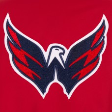 Куртка на кнопках Washington Capitals JH Design Red Poly-Twill