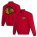 Бомбер Chicago Blackhawks JH Design Poly-Twill - Red Бомбер Chicago Blackhawks JH Design Poly-Twill - Red