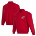 Carolina Hurricanes JH Design Red Poly-Twill Full-Snap Jacket