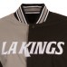 Los Angeles Kings JH Design Black Poly-Twill Full-Snap Jacket