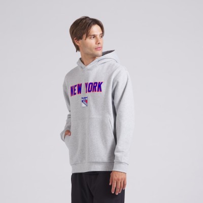 Толстовка New York Rangers lululemon Heathered Silver Drop Steady State