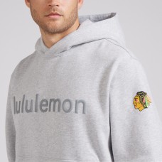 Толстовка Chicago Blackhawks lululemon Heathered Silver Drop Steady State