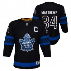 Подростковая Toronto Maple Leafs Auston Matthews Black Alternate Premier Player Jersey Подростковая Toronto Maple Leafs Auston Matthews Black Alternate Premier Player Jersey