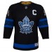 Подростковая Toronto Maple Leafs Auston Matthews Black Alternate Premier Player Jersey