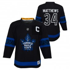 Подростковая Toronto Maple Leafs Auston Matthews Black Alternate Replica Player Jersey Подростковая Toronto Maple Leafs Auston Matthews Black Alternate Replica Player Jersey