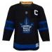 Подростковая Toronto Maple Leafs Auston Matthews Black Alternate Replica Player Jersey