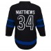 Подростковая Toronto Maple Leafs Auston Matthews Black Alternate Replica Player Jersey