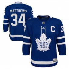 Подростковая Toronto Maple Leafs Auston Matthews Blue Home Premier Player Jersey Подростковая Toronto Maple Leafs Auston Matthews Blue Home Premier Player Jersey