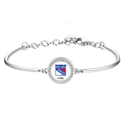 New York Rangers Brosway Silver Team Bracelet