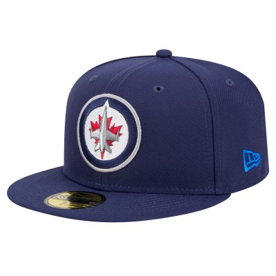 Бейсболка Winnipeg Jets New Era Navy Core 59FIFTY