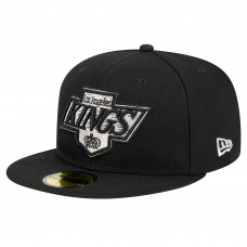 Бейсболка Los Angeles Kings New Era Black Core 59FIFTY
