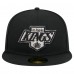 Бейсболка Los Angeles Kings New Era Black Core 59FIFTY