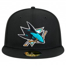 Бейсболка San Jose Sharks New Era Black Core 59FIFTY