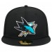 Бейсболка San Jose Sharks New Era Black Core 59FIFTY