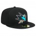 Бейсболка San Jose Sharks New Era Black Core 59FIFTY