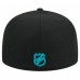 Бейсболка San Jose Sharks New Era Black Core 59FIFTY