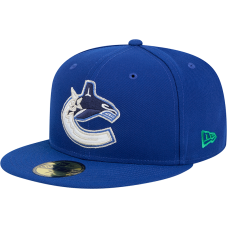 Бейсболка Vancouver Canucks New Era Blue Core 59FIFTY
