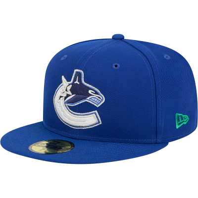 Бейсболка Vancouver Canucks New Era Blue Core 59FIFTY