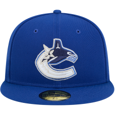 Бейсболка Vancouver Canucks New Era Blue Core 59FIFTY