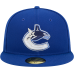 Бейсболка Vancouver Canucks New Era Blue Core 59FIFTY