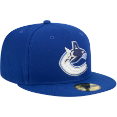 Бейсболка Vancouver Canucks New Era Blue Core 59FIFTY