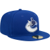 Бейсболка Vancouver Canucks New Era Blue Core 59FIFTY