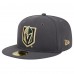 Бейсболка Vegas Golden Knights New Era Core 59FIFTY - Charcoal