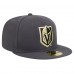 Бейсболка Vegas Golden Knights New Era Core 59FIFTY - Charcoal