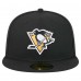 Бейсболка Pittsburgh Penguins New Era Black Core 59FIFTY