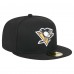Бейсболка Pittsburgh Penguins New Era Black Core 59FIFTY