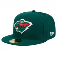 Бейсболка Minnesota Wild New Era Green Core 59FIFTY