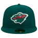 Бейсболка Minnesota Wild New Era Green Core 59FIFTY