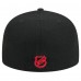 Бейсболка Chicago Blackhawks New Era Black Core 59FIFTY