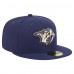 Бейсболка Nashville Predators New Era Navy Core 59FIFTY