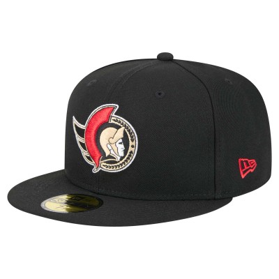 Бейсболка Ottawa Senators New Era Black Core 59FIFTY