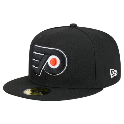 Бейсболка Philadelphia Flyers New Era Black Core 59FIFTY