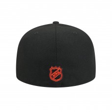 Бейсболка Philadelphia Flyers New Era Black Core 59FIFTY