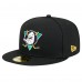 Бейсболка Anaheim Ducks New Era Black Core 59FIFTY