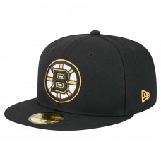 Boston Bruins New Era Black Core 59FIFTY Fitted Hat