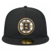 Бейсболка Boston Bruins New Era Black Core 59FIFTY