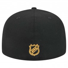 Boston Bruins New Era Black Core 59FIFTY Fitted Hat